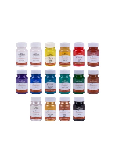 Sonnet Guaj Boya Seti 100 ML 16lı 3 Metalik Renkli Çok Renkli