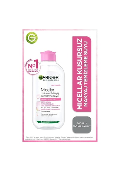 3'lü Garnier Micellar Kusursuz Makyaj Temizleme Suyu 200ml pkt3grnmicellarsu200-10611