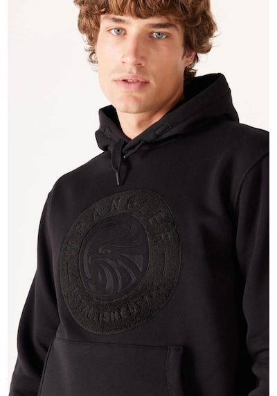Wrangler Erkek Sweat W232239001 Siyah
