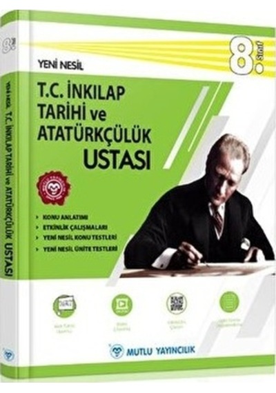 MUTLU YAYINLARI 8 SINIF İNKILAP TARİHİ VE ATATÜRKÇÜLÜK USTASI