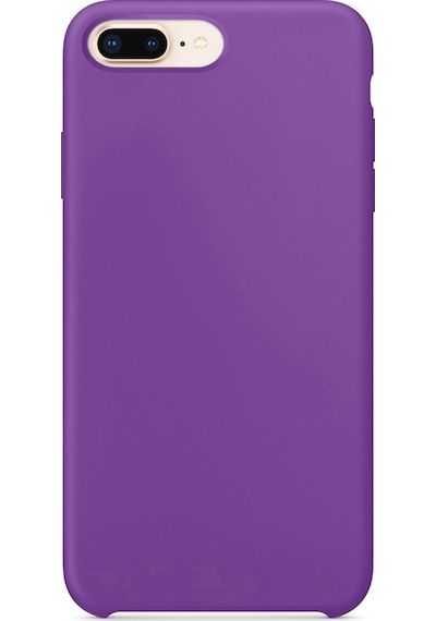 Apple Uyumlu iPhone 7 Plus / 8 Plus Lansman Kılıf İçi Kadife Leke Tutmaz Yüksek Kalite Mor