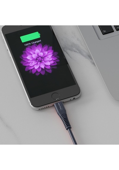 Nautica C100 USB-C to Lightning PD 18W Hızlı Şarj ve Data Kablosu 1.2 Metre Navy