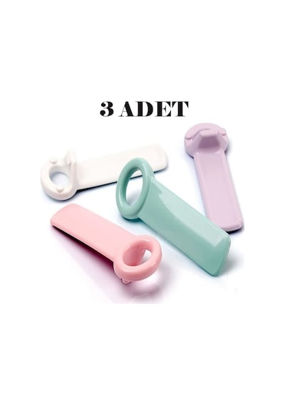 3 Adet Renkli Kavanoz Konserve Açacağı Şişe Kapak Açacağı Çok Renkli