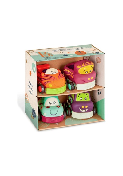 B.toys 4'lü Araba Seti Çok Renkli