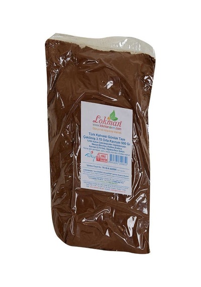 Türk Kahvesi Günlük Taze Çekilmiş 3.75 Orta Krum 500 Gr Paket