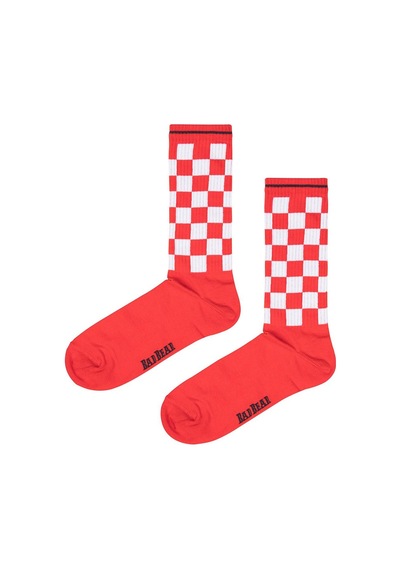 Bad Bear 20.02.02.003-c54 Skater Tall Erkek Çorap Kırmızı