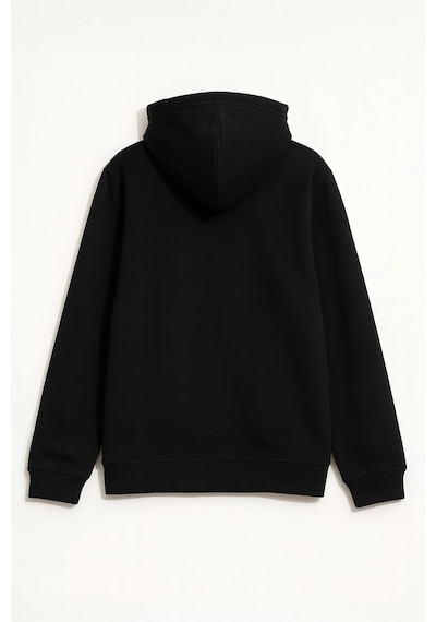 Markapia Erkek Kapüşonlu Cepli İçi Polarlı Sweatshirt Çok Renkli S Siyah