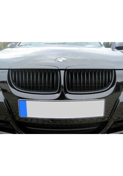 E90 M3 Böbrek, Ön Panjur Bmw 3 Serisi 2005 2008 Çift Tırnak, Pian