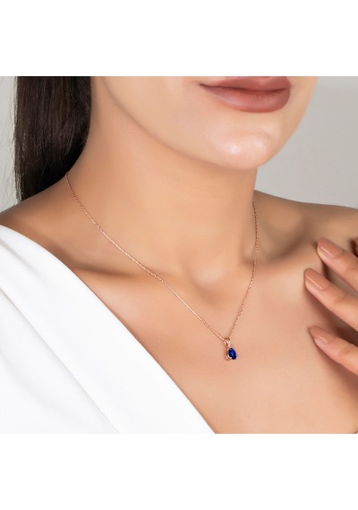 925 Ayar Gümüş Damla Safir Kolye, 14 Ayar Altın Kaplama Kolye, Sevgiliye Anneye Doğum Günü Hediyesi Altın 925 Ayar Gümüş Damla Safir Kolye, 14 Ayar Altın Kaplama Kolye, Sevgiliye Anneye Doğum Günü Hediyesi Altın