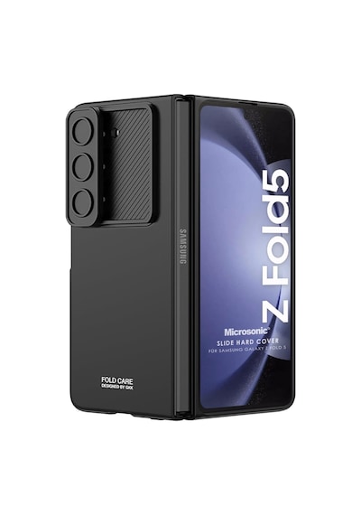 Microsonic Samsung Galaxy Uyumlu Z Fold 5 Kılıf Slide Hard Cover
