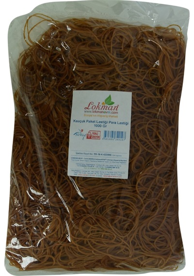Lokman Avm Kauçuk Paket Lastiği Para Lastiği 1000 G Paket