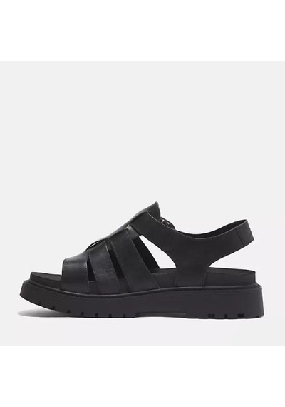 Timberland Kadın Claremont Way Fisherman Siyah Sandalet-4047 Siyah