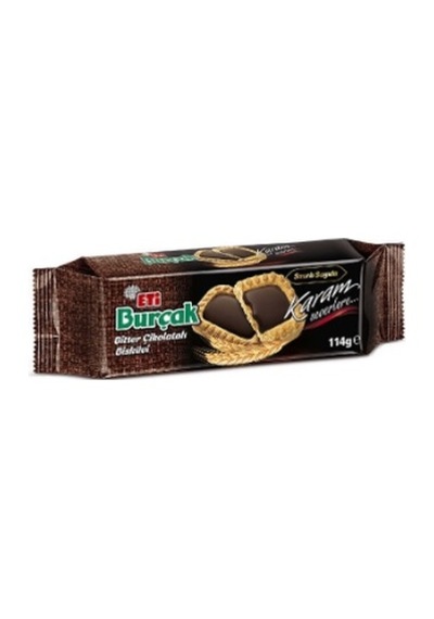 Eti Burçak Bitter Çikolatalı Bisküvi 12 x 114 G