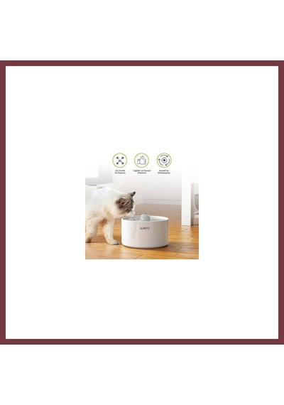 Storeşahin Seramik Otomatik Kedi Köpek Su Şelalesi Su Pınarı Beyaz 2 Lt Shn0720