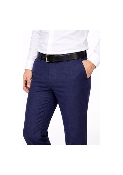 Classics Men Caserta Klasik Fit Likralı Erkek Tensel Pantolon - 7553 Lacivert