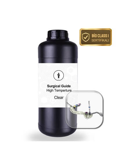Dental Surgial Guide High Temperture Reçine 1 Kg / Şeffaf
