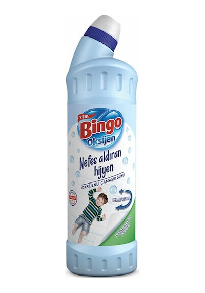 Bingo Oksijen Derinlemesine Hijyen Klorsuz Çamaşır Suyu 750 ML