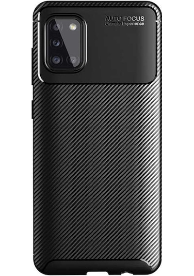 Samsung Uyumlu Galaxy A31 Kilif Karbon Silikon Case 389837151