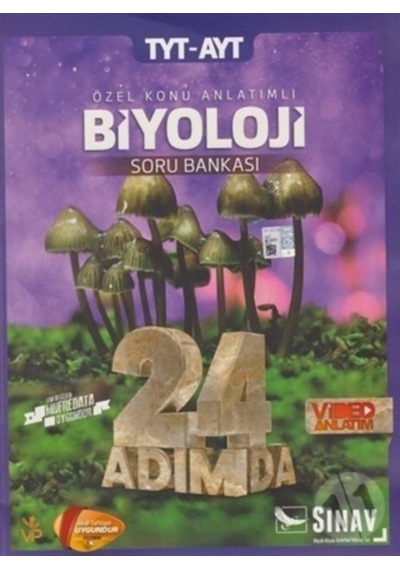 Sınav Yayınları TYT AYT Biyoloji 24 Adımda Özel Konu Anlatımlı