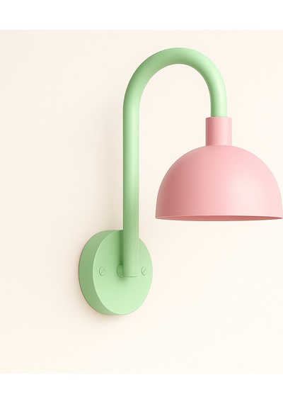 Bloom Pastel Aplik Duvar Lambası Beyaz