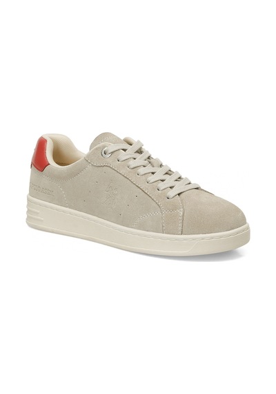 U.s. Polo Assn. Olena 5fx Bej Kadın Sneaker 000000000101947236 Bej-kırmızı