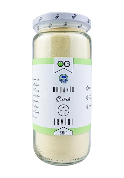 OG natural Organik Tam Pirinç Unu Ve Organik Bebek İrmiği Seti 1 G