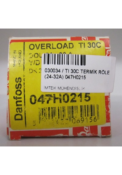 Danfoss Tı 30c 24-32a 047h0215 Thermal Relay