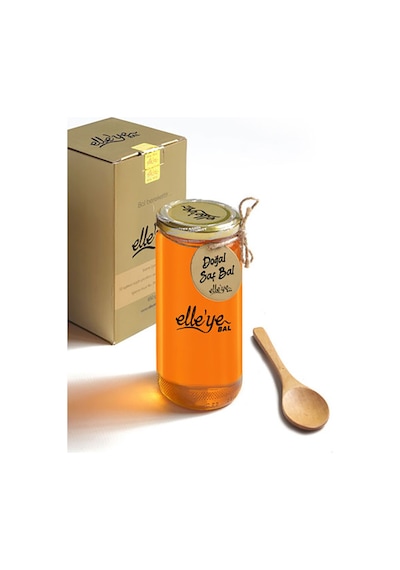 Elleye Bal Doğal Saf Geven Kekik Süzme Çiçek Balı 1 KG
