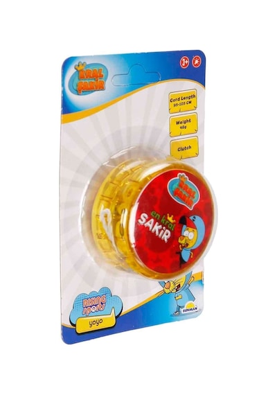 5354 Sun-rst-rsp-yoyo 6cm Sarı Işıklı Krtl Kral - Izbp-888101 1 Adet