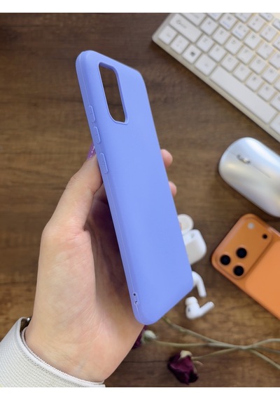 Samsung Galaxy A31 Uyumlu Kamera Korumalı Darbeye Dayanıklı Renk Atmayan Fab Silikon Kılıf Lila