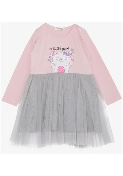 Breeze Kız Çocuk Uzun Kollu Elbise Küçük Kızlar Sevgi Temalı Mutlu Ayıcık Baskılı Tüllü 1-4 Yaş, Pembe-pembe Pembe Breeze Kız Çocuk Uzun Kollu Elbise Küçük Kızlar Sevgi Temalı Mutlu Ayıcık Baskılı Tüllü 1-4 Yaş, Pembe-pembe Pembe