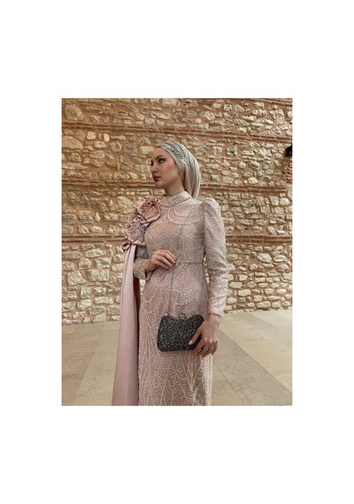 Bukawear Büka Kadın Taşlı Parmak Geçmeli Yüzüklü Şık Abiye Çanta Siyah - 692755073 Siyah