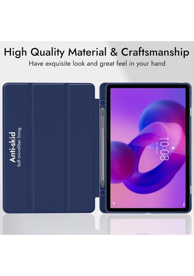Lenovo Idea Tab Pro 12.7inç Tb-370fu/tb371fc Uyumlu Kılıf Kalem Bölmeli Smart Case Kılıf