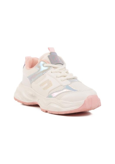 Cool Birian Kız Çocuk Bağcıklı Günlük Sneaker Spor Ayakkabı Gümüş