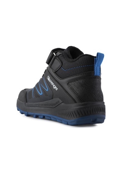 Slazenger KENTON I Çocuk Cırt Cırtlı Siyah / Saks Mavi Bot