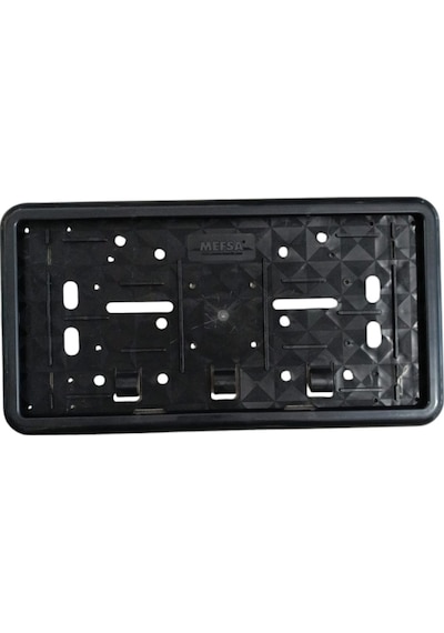 Çerçeveli Dikdörtgen Plakalık Plaka Altlığı Siyah 32x17cm 1 Adet