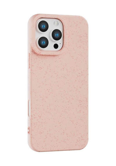 Apple Uyumlu iPhone 15 Pro Max İçin Darbeye Dayanıklı Pudra Pembe Renkliı Silikon Telefon Kılıfı