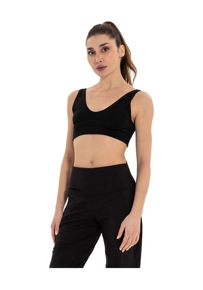 Inguz Ecovero Yoga Bra Siyah