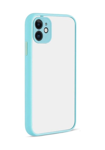 Apple Uyumlu - iPhone 12 Kılıf Montreal Silikon Kapak - Turkuaz