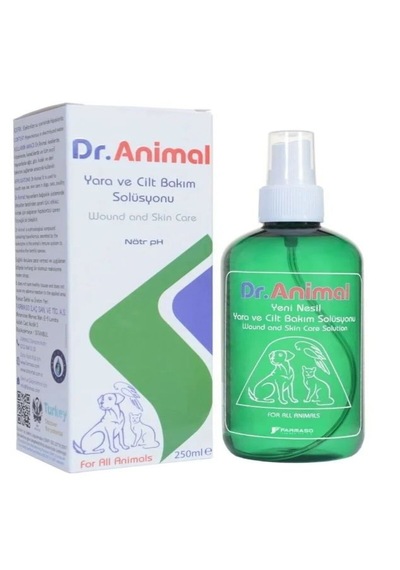 Dr. Animal 250 Ml Ekonomik Boy Kedi & Köpek Göz, Kulak, Ağız Ve Pati Temizleme Solüsyonu