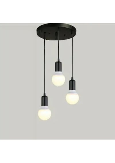 Mylights Retro Üçlü Metal Sarkıt Avize 3C Cm