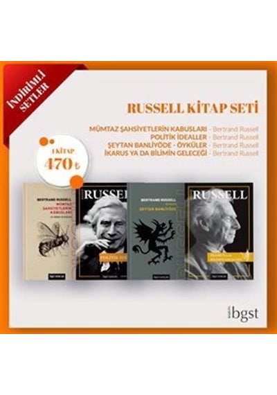 Russell Kitap Seti 4 Kitap Takım / Bertrand Russell