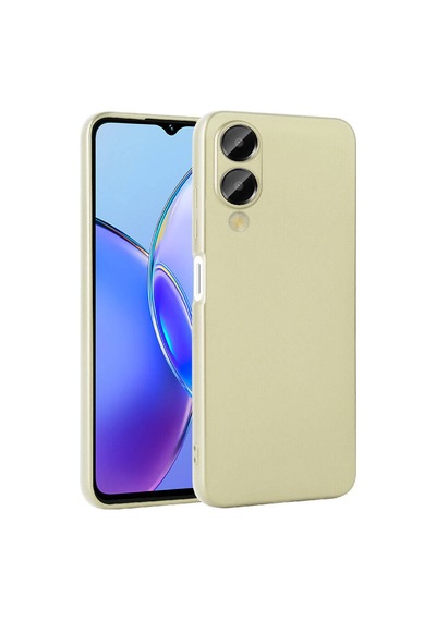 Zore Vivo Y17s Kılıf Nvth Premier Silikon Kapak - Gold