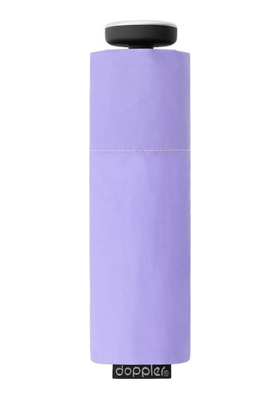 Fiber Mini Compact Manuel Cep Şemsiye Lila