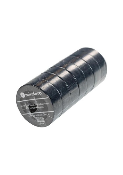 10 Lu Elektrik Bandı 19mmx9.15m Siyah Izole Bant