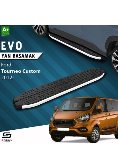 Ford Tourneo Custom Uzun Şase Evo Aluminyum Yan Basamak 243 Cm 2012-2023
