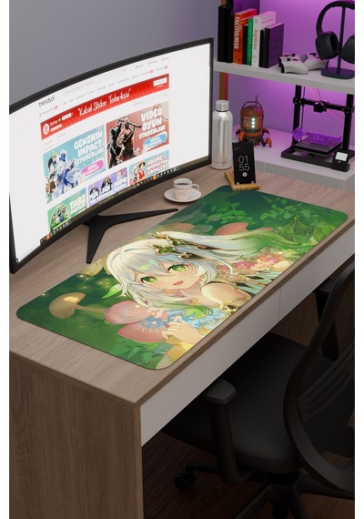 Nahida Genshin Impact Anime Gacha V1 - 90x40 Xxl Gaming Mouse Pad Fare Altlığı