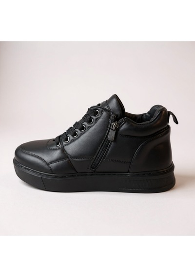 Dosa Shoes Erkek Deri Fermuarlı Bot 201000070-1 Siyah