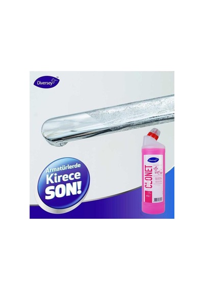Diversey Clonet Banyo Ve R6 Tuvalet Temizleyici 750 Ml 2'şer Adet + Hassas Temizlik Süngeri 1 Adet 160gr