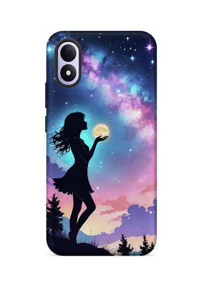 Kılıfland Xiaomi Redmi Note 17 5g Uyumlu Kılıf Boutique Baskılı Resimli Woman İn Moon Pcode -005 Çok Renkli